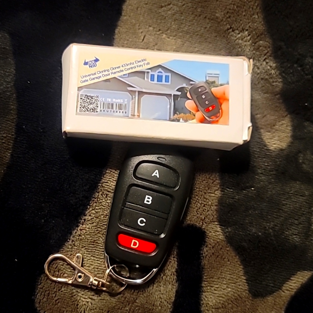 Universal cloning cloner 433mhz electric gate garage door remote control key fob